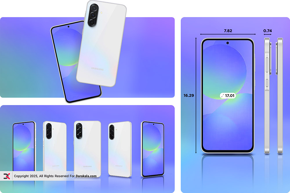 گوشی-Samsung Galaxy A36-طراحی فریم